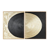 Canvas DKD Home Decor Circles (78 x 3,5 x 103 cm) (2 Units)-0