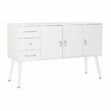 Sideboard DKD Home Decor   White Cream Natural Metal Paolownia wood 120 x 40 x 78,5 cm-0