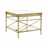 Side table DKD Home Decor 62 x 62 x 51 cm Mirror Golden Metal-2