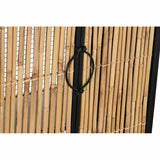 Sideboard DKD Home Decor   Black Natural Metal Rattan 65 x 35 x 130,5 cm-5