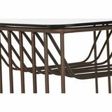 Set of 2 small tables DKD Home Decor Black Copper 52 x 52 x 44 cm-2