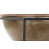 Side table DKD Home Decor Brown Black Wood Metal 64 x 64 x 62,5 cm-4