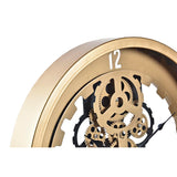 Wall Clock DKD Home Decor Crystal Silver Golden Iron (50 x 8 x 50 cm)-2