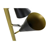 Floor Lamp DKD Home Decor Black Golden Metal Modern (36 x 36 x 160 cm)-4