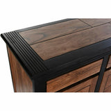 Sideboard DKD Home Decor Black Natural Acacia-1