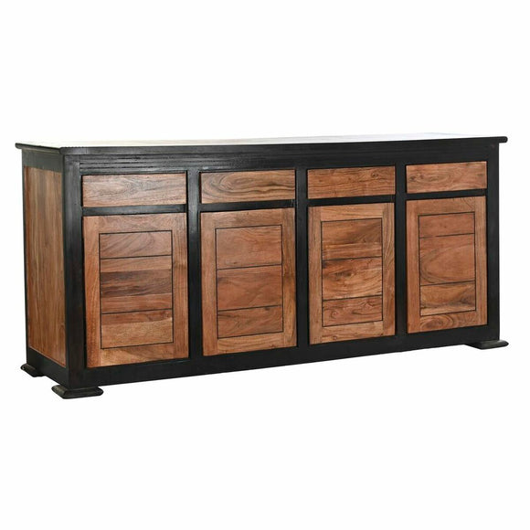 Sideboard DKD Home Decor Black Natural Acacia-0