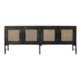 Sideboard DKD Home Decor Brown Rattan Mango wood (155 x 40 x 61,5 cm)-2