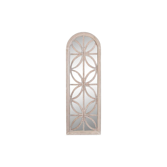 Wall mirror DKD Home Decor Crystal White MDF Wood Stripped (60 x 2,5 x 180 cm)-0