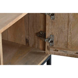 TV furniture DKD Home Decor Metal Mango wood (140 x 40 x 50 cm)-3