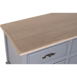 TV furniture DKD Home Decor Paolownia wood MDF Wood Grey Natural 120 x 40 x 56.5 cm 120 x 40 x 56,5 cm-4