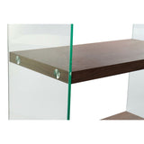 Shelves DKD Home Decor 80 x 40 x 150 cm Crystal Walnut Dark brown MDF Wood-4