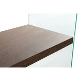 Shelves DKD Home Decor 80 x 40 x 150 cm Crystal Walnut Dark brown MDF Wood-3