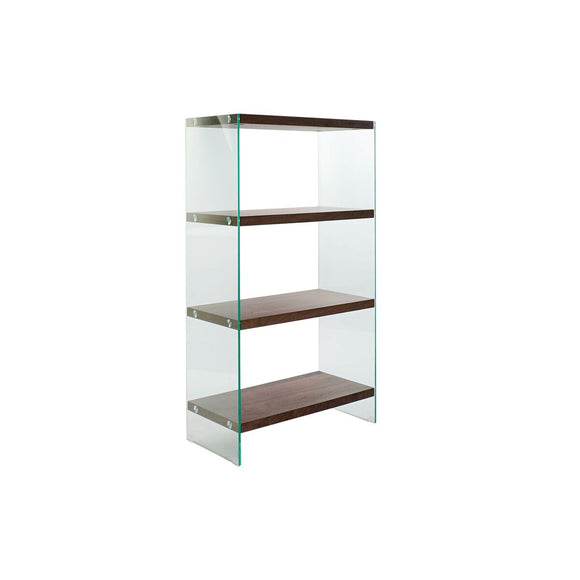 Shelves DKD Home Decor 80 x 40 x 150 cm Crystal Walnut Dark brown MDF Wood-0