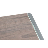 Side table DKD Home Decor Crystal Brown Transparent Walnut 160 x 45 x 80 cm MDF Wood-4