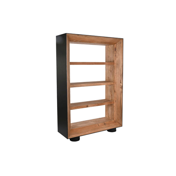 Shelves DKD Home Decor Brown Black Pinewood Recycled Wood 120 x 48 x 240 cm 120 x 40 x 183 cm-0