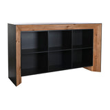 Sideboard DKD Home Decor Brown Black Pinewood Recycled Wood 182 x 50 x 107-0