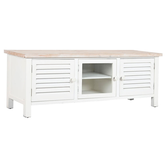TV furniture DKD Home Decor Fir White MDF Wood 120 x 40 x 45 cm-0