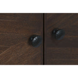 Sideboard DKD Home Decor 177 x 38 x 75 cm Dark brown Wood-2