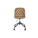 Office Chair DKD Home Decor Light brown polypropylene 47,5 x 57,5 x 83 cm-2