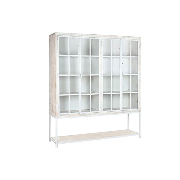 Shelves DKD Home Decor White Black Metal Mango wood 170 x 45 x 200 cm-0