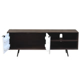 TV furniture DKD Home Decor Dark brown 140 x 35 x 50 cm Mango wood-1