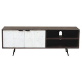 TV furniture DKD Home Decor Dark brown 140 x 35 x 50 cm Mango wood-3