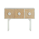 Side table DKD Home Decor Fir Metal White 120 x 35 x 90 cm-1