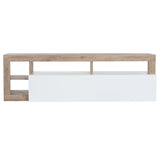TV furniture DKD Home Decor White Brown Metal MDF Wood 184 x 42 x 58 cm-3