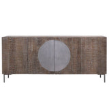 Sideboard DKD Home Decor 180 x 40 x 80 cm Metal Mango wood-1