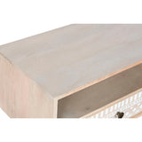 TV furniture DKD Home Decor White Natural Mango wood 130 x 40 x 45 cm-6