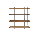 Shelves Home ESPRIT Brown Black Wood Metal 150 x 40 x 181 cm-1