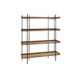 Shelves Home ESPRIT Brown Black Wood Metal 150 x 40 x 181 cm-0