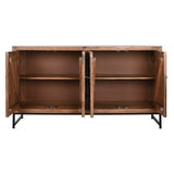 Sideboard Home ESPRIT Brown Black Silver 150 x 38 x 80 cm-7