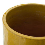 Vase 52 x 52 x 80 cm Ceramic Yellow (2 Units)-3