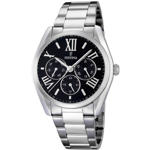 Men's Watch Festina F16750_2 Black Silver-0