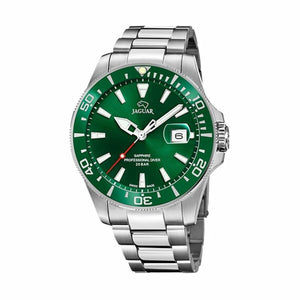Men's Watch Jaguar J860/B Green Silver-0