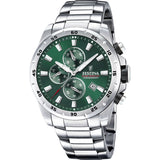 Men's Watch Festina F20463/3 Green Silver-2