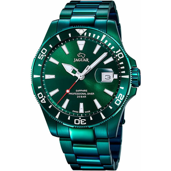 Men's Watch Jaguar J988/1 Green-0