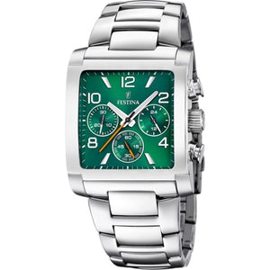 Men's Watch Festina F20652/2 Green Silver-0