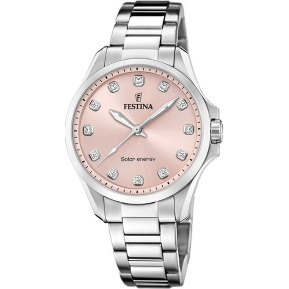 Men's Watch Festina F20654/2 Pink Silver-0