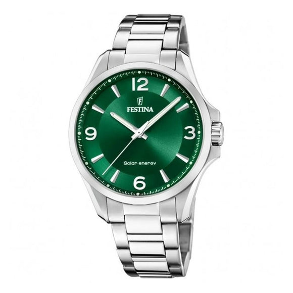 Men's Watch Festina F20656/3 Green Silver-0