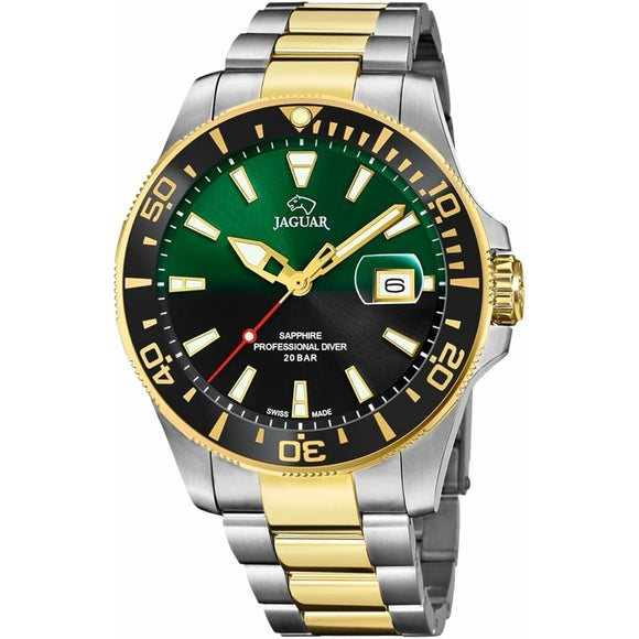 Men's Watch Jaguar J863/4 Green-0