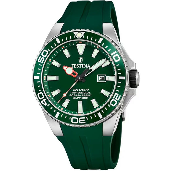 Men's Watch Festina F20664/2 Green-0