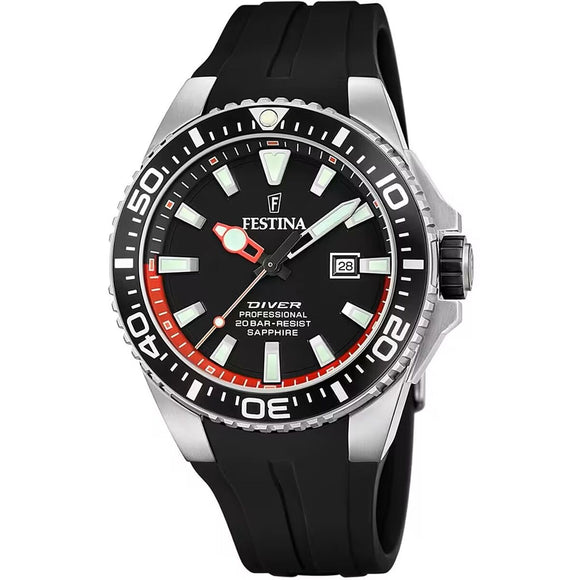 Men's Watch Festina F20664/3 Black-0