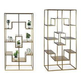 Shelves Metal Metal Golden (45 x 200 x 100 cm)-1