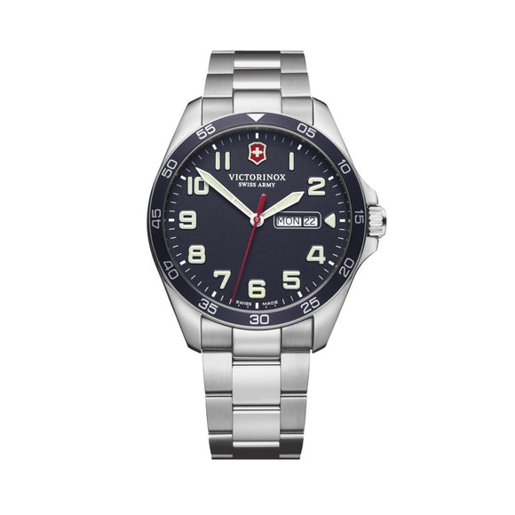 Men's Watch Victorinox V241851 Black Silver-0