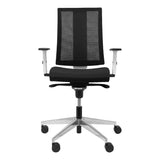 Office Chair Cózar P&C BALI840 White Black-6