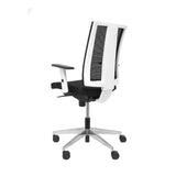 Office Chair Cózar P&C BALI840 White Black-3