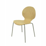 Reception Chair Peñas P&C 4321M Brown Light brown (4 uds)-2