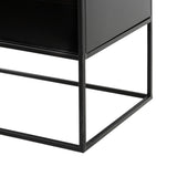 Shelves BRICK 55 x 30 x 132 cm Crystal Black Metal-1